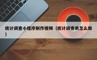 邓州统计调查小程序制作视频（统计调查表怎么做）