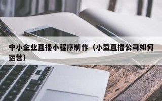 邓州中小企业直播小程序制作（小型直播公司如何运营）